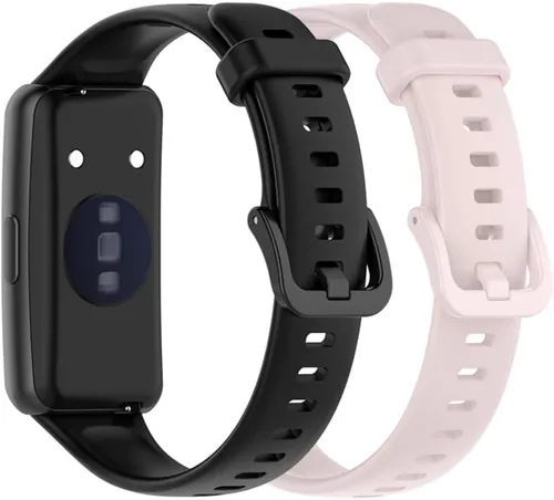 Vista 25 de Senter Correa de repuesto de goma suave de liberación rápida para reloj inteligente Huawei Band 7