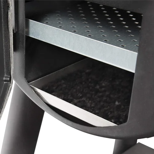 Vista 13 de Broil King 955050 Regal Charcoal Offset 400 Ahumador y Parrilla, Negro
