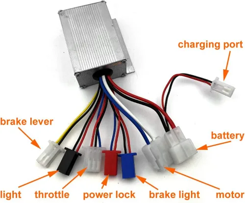 Vista 9 de Kit de conversión eléctrica para bicicleta común, 24V36V250W, cadena izquierda, personalizada para desviador eléctrico de L-faster