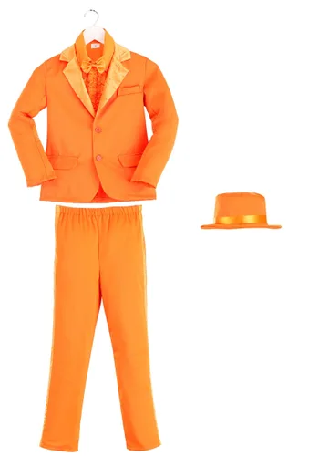 Vista 7 de Chaqueta de esmoquin naranja infantil Multicolor