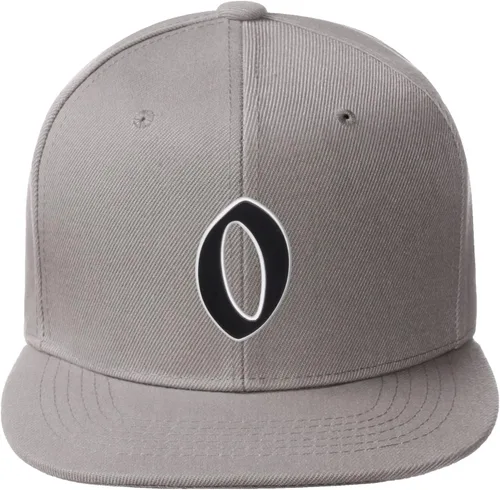 Vista 712 de Daxton Gorra clásica con visera de billete plano con letras del alfabeto inglés antiguo de la A a la Z