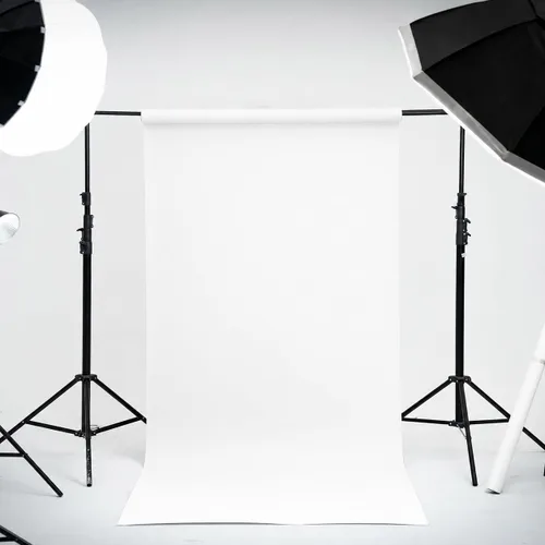 Vista 2 de Kate Papel de fondo sin uniones para fotografía Papel de fondo fotográfico (134.6 cm x 41.7 cm Blanco Ártico)