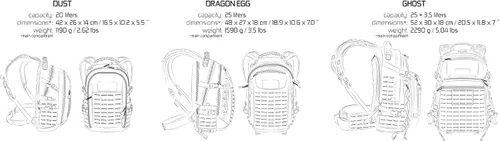 Vista 9 de Mochila táctica Direct Action Dragon Egg