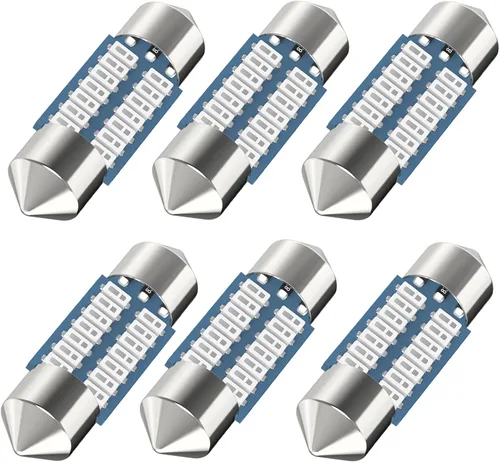 Vista 15 de Serundo Auto DE3175 - Bombilla LED para automóvil de 1.220 in, 1.22 pulgadas, DE3021 DE3022 DE3023 6428 6430 7065, bombilla LED interior utilizada