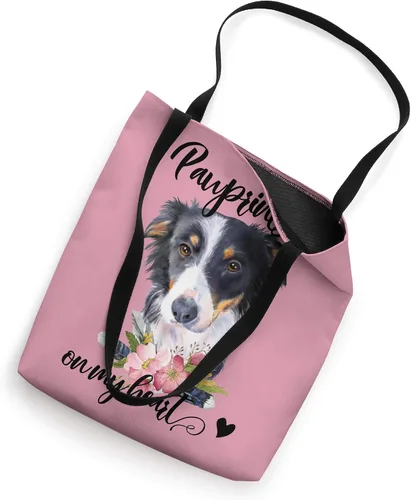 Vista 2 de Border Collie Bolsa de regalo para mamá Collie Tri Color Border
