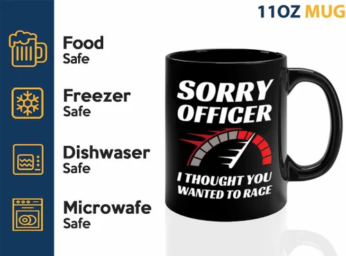 Vista 3 de Taza de café Racer de 11 onzas, color negro, con texto en inglés "Wanted To Racer" - Fuel Speed Racer Car Guys Circuit Automotriz Racing Boy Regalos