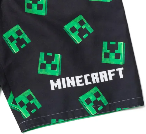 Vista 3 de Minecraft Traje de baño UPF 50+ para niños pequeños y grandes (4T - 18-20)