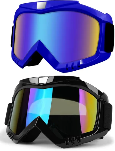 Vista 12 de Gafas de Motocross – Gafas MX para ATV, Motocicleta, Snowboard, Dirtbike y Deportes de Motor – Antiniebla, UV400, Antiarañazos, A Prueba de Polvo