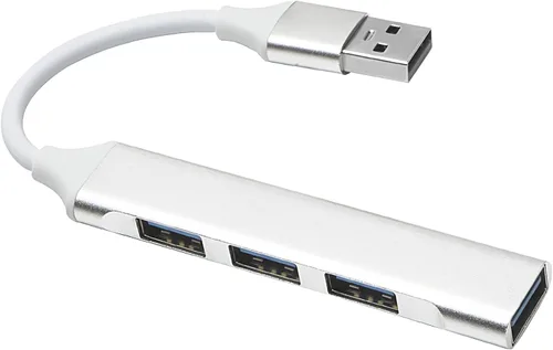 Vista 6 de Adaptador multipuerto USB C a USB, Hub USB 3.0 de aluminio de 4 puertos USB Splitter para computadora portátil, para MacBook Pro/Air, iPad Pro