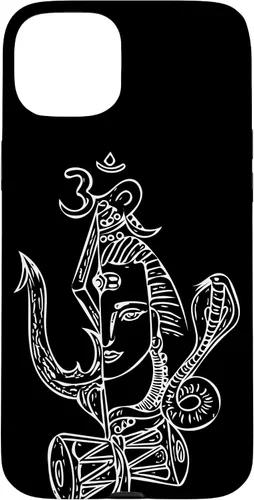 Vista 9 de Lord Shiva Hindu God Spiritual Yogi Inspirational Yoga Case for iPhone 17