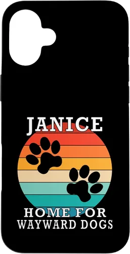Vista 23 de Janice Home for Wayward Dogs Family Name Case for iPhone 16
