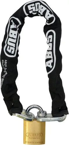 Vista 8 de ABUS Cadena de seguridad cuadrada gruesa de acero endurecido 8KS/16 para bicicletas, contenedores, remolques, cuatrimotos, motocicletas y propiedad