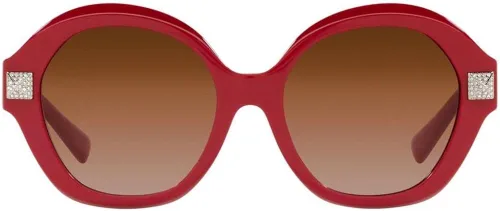 Vista 2 de Valentino ROCKSTUD VA 4086 - Lentes de sol para mujer color rojomarrón