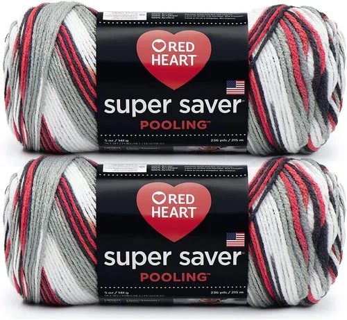 Vista 3 de Red Heart Yarn Red Heart Super Saver Pooling - Paquete de 2 bayas