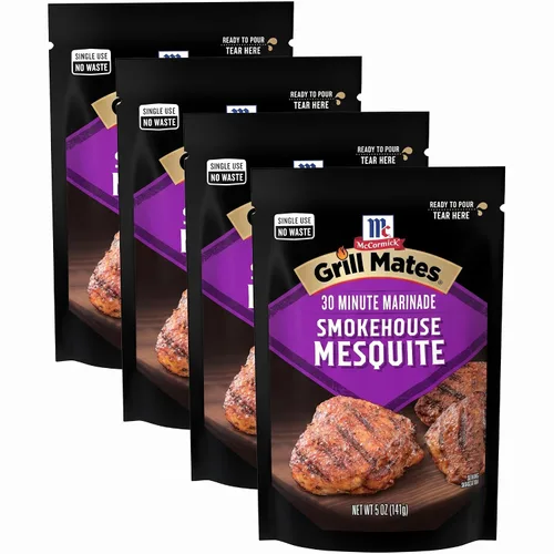 Vista 9 de McCormick Grill Mates Smokehouse Mesquite 30 Minute Marinade, 5 oz (Paquete de 6)