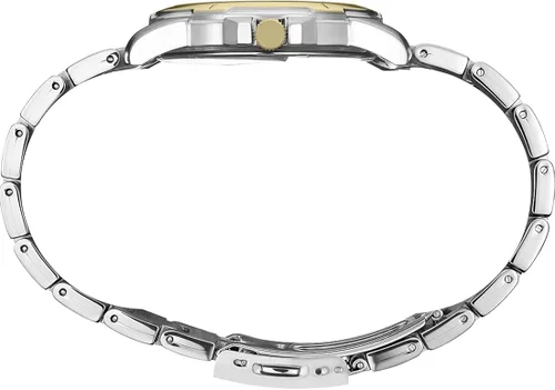 Vista 2 de SEIKO Reloj de vestir de cuarzo japonés para hombre con correa de acero inoxidable plateado 10 modelo SUR356 Gris