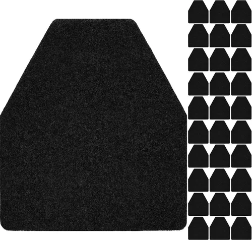 Vista 16 de Nuanchu Paquete de 6 tapetes para orinario para hombres, antideslizantes, para uso comercial, altamente absorbentes, almohadillas de baño para baño