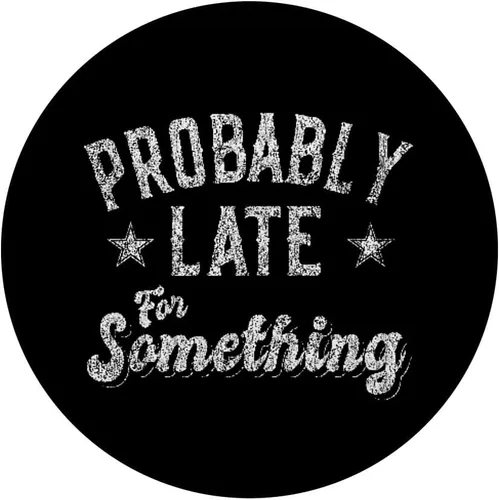 Vista 3 de Probablemente tarde para algo PopSockets intercambiables PopGrip