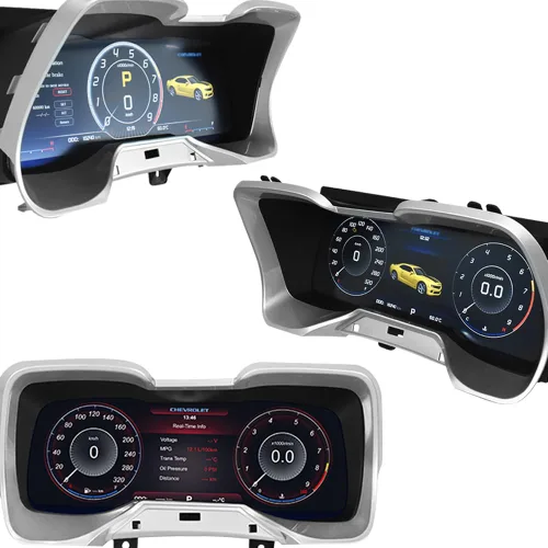 Vista 6 de Xuenav Panel de Instrumentos Digital para 2010 2011 2012 2013 2014 2015 Chevrolet Camaro SS Reemplazo de Pantalla Digital de Linux LCD Velocímetro