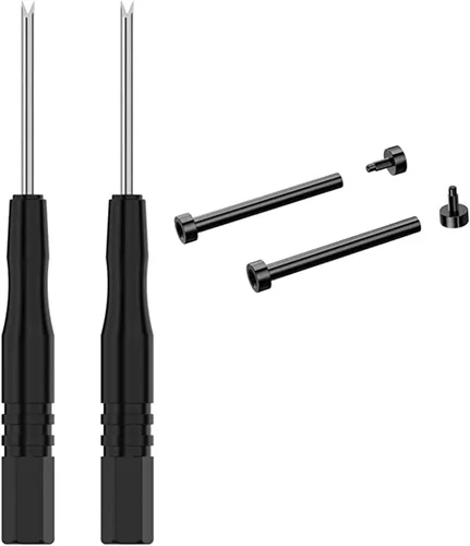 Vista 2 de Compatible con Amazfit T-Rex 2 accesorio de tornillo para reloj inteligente, 2 tornillos de repuesto de acero inoxidable con 2 destornilladores
