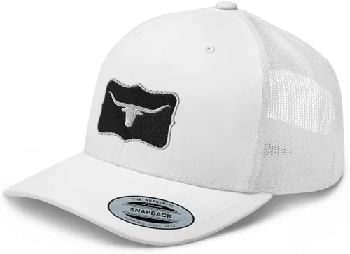 Vista 12 de Amarillo Western Rodeo Trucker Hat Cowboy Mid Crown Curved Bill Ranch Cap