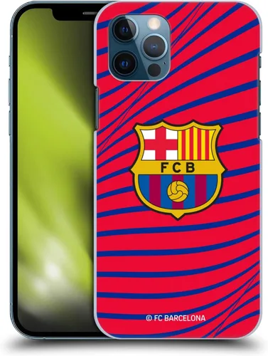 Vista 12 de Head Case Designs Funda rígida con licencia oficial del FC Barcelona Barca Crest Graphics compatible con Apple iPhone 12 / iPhone 12 Pro