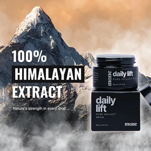 Vista 4 de Superior Mane Resina Shilajit Daily Lift Resina mineral natural con ácido fúlvico y oligominerales Apoya la concentración, la vitalidad