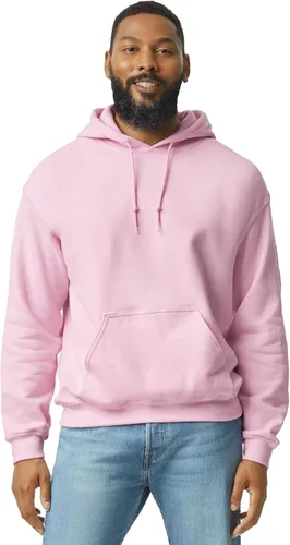 Vista 28 de Gildan - Sudadera con capucha para hombre, mezcla pesada, cordón de ajuste, Rosa de seguridad