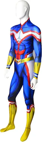 Vista 5 de Cosplay Life - Disfraz de My Hero Academia para Cosplay - Disfraz de animé Boku No Hero, traje de cuerpo entero con tela de licra para Cosplay