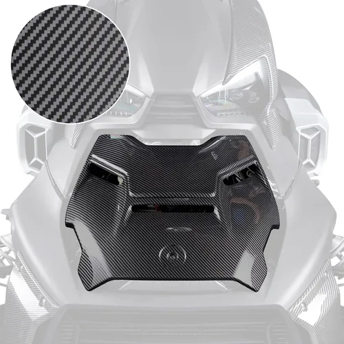 Vista 23 de A & UTV PRO Cuchara de capó Turbo con patrón de fibra de carbono para Can-Am Maverick X3 XDS XRS MAX Turbo R 2017-2024 2025, accesorios de kit