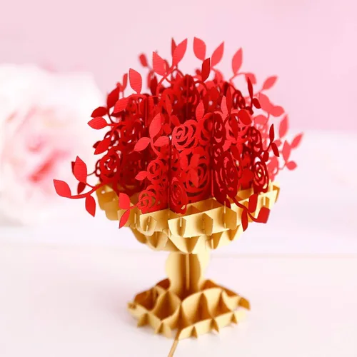 Vista 13 de Liif Tarjeta de felicitación 3D para el día de San Valentín, aniversario, compromiso, boda, felicitaciones, pensando en ti, gracias, tarjetas