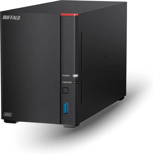 Vista 11 de BUFFALO LinkStation 210 2TB 1-Bay NAS Almacenamiento conectado en red con discos duros HDD incluidos Almacenamiento NAS que funciona como nube