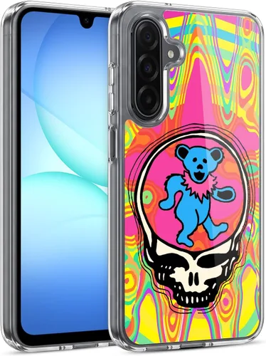 Vista 227 de Head Case Designs Funda de gel con licencia oficial de Grateful Dead Bear Trends [protección de grado militar] compatible con Google Pixel 3