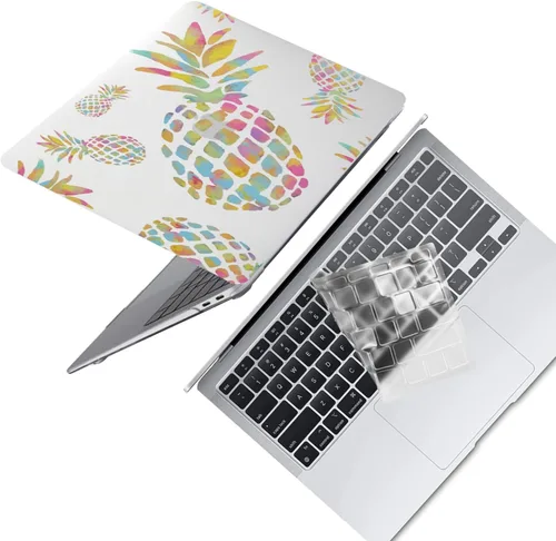 Vista 13 de Funda protectora de plástico para MacBook Air de 11 pulgadas 2015-2010 modelo A1465 A1370, funda protectora de plástico para portátil y cubierta