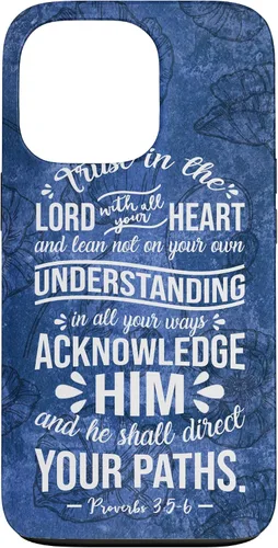 Vista 10 de Trust in Lord with All Your Heart Proverbio 3:5-6 - Carcasa cristiana para iPhone 17