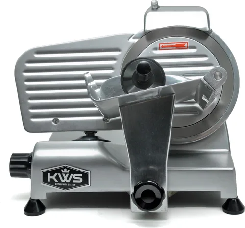 Vista 9 de KWS MS-6RS Premium Compact 200W Rebanadora eléctrica de carne Rojo