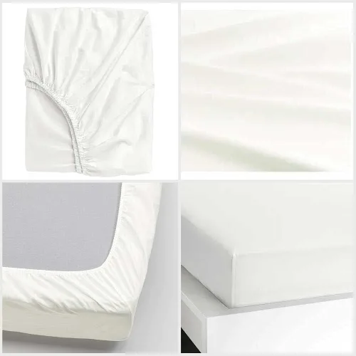 Vista 57 de Crown Collection Premium Quality 600-Thread-Count 100% Egyptian Cotton 8 Piece Fitted Sheets 12" Deep Pocket with 16 Pcs Pillowshams (20"X30"), Twin