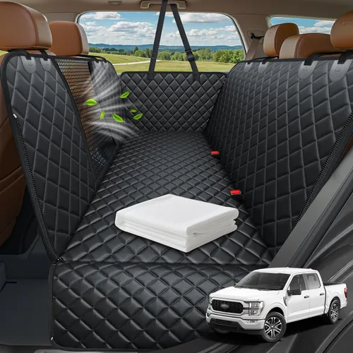 Vista 12 de URPOWER Funda de asiento para perro, hamaca 100% impermeable, 600D, resistente, a prueba de arañazos, antideslizante, duradera, suave