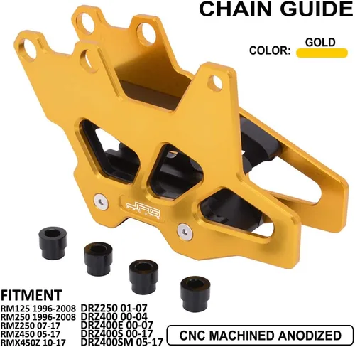 Vista 2 de Protector de guía de cadena CNC para RM RMZ RMX DRZ DRE RM125 RM250 RMZ250 RMZ450 RMX450Z DRZ250 DRZ400 DRZ400E DRZ400S DRZ400SM motocicleta Dirt