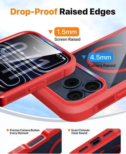 Vista 154 de DIACLARA - Funda transparente compatible con iPhone XR 6.1 pulgadas 2018