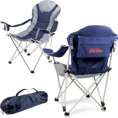 Vista 43 de Picnic TIME NCAA Arkansas Razorbacks Reclining Camp Chair - Beach Chair for Adults - Sports Chair with Carry Bag