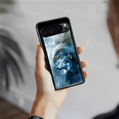 Vista 408 de Compatible con Google Pixel 4A 5G Mobile Case Creative Acrylic Panel trasero Silicona Protección Grip especialmente diseñado para Google Pixel 4A 5G