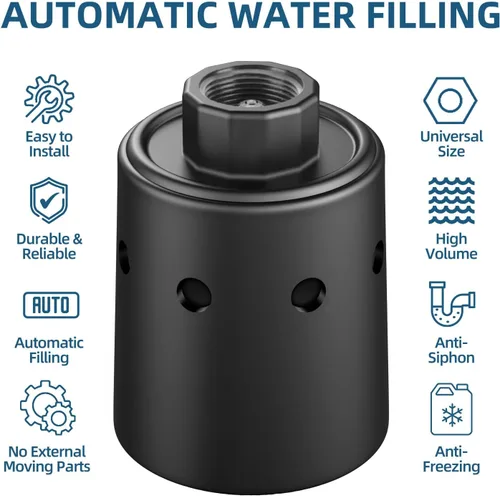 Vista 2 de Válvula de flotador de tanque de agua, válvula de flotador de control automático de nivel de agua, válvula de flotador para ganado, piscinas