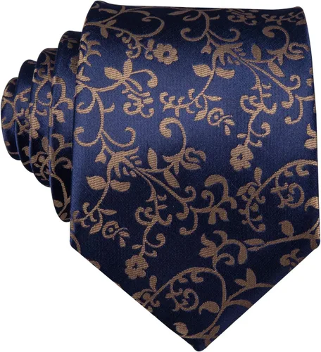 Vista 33 de Barry.Wang Juego de corbatas de seda para hombre, corbatas de boda de seda tejida formal de negocios casual (4/6/8PCS)
