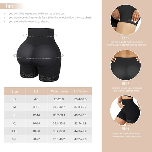 Vista 6 de FeelinGirl Braga moldeadora de cuerpo para mujer con control de abdomen y cierre de cremallera de gancho