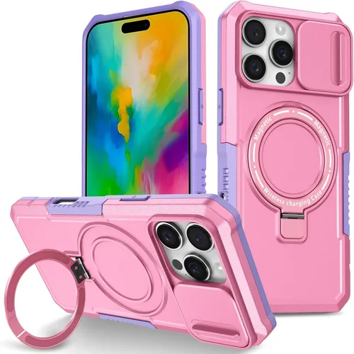 Vista 37 de Funda magnética para iPhone 11, soporte de anillo con ventana corrediza, funda protectora mate a prueba de golpes para iPhone 11 6.1, fundas