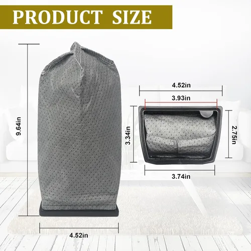 Vista 3 de Bolsas de filtro de tela HEPA de repuesto para Hoover Porta Power Swingette S1015 S1029 CH30000 Bolsa de aspiradora comercial de repuesto 43662023