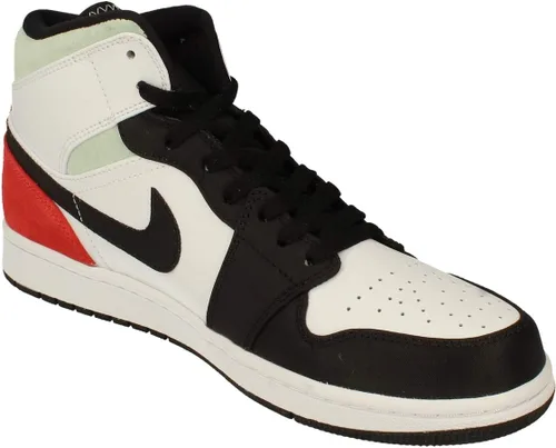 Vista 4 de Jordan Zapatos Nike Air 1 Retro Mid Se Olympic 852542-104 para hombre, Blanco