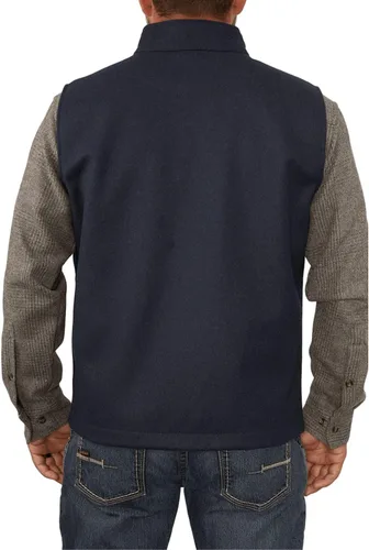 Vista 30 de Stormy Kromer The Ironwood Vest - Chaleco de invierno con cremallera para hombre, ropa de abrigo para clima frío