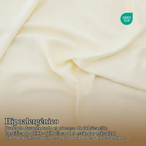 Vista 5 de TOSMO Juego de sábanas de lujo refrescantes - 100% viscosa de bambú, juego de ropa de cama de 4 piezas (tamaño King) - bolsillos extra profundos